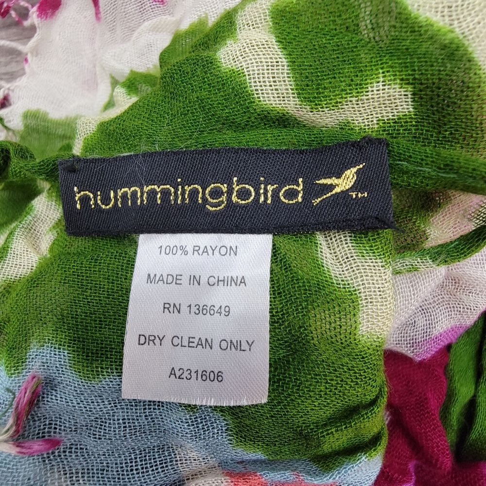 Hummingbird scarf - Picture 3 of 4